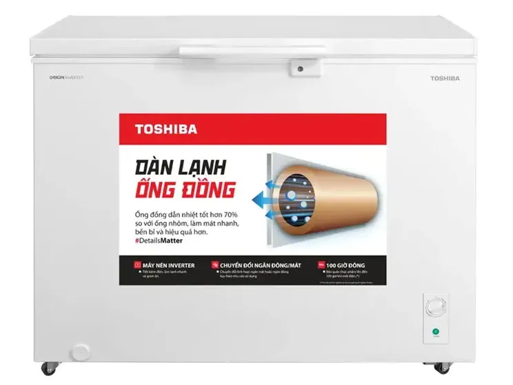 Tủ đông Toshiba Inverter 293 lít GR-RC390CM-PMV(01)