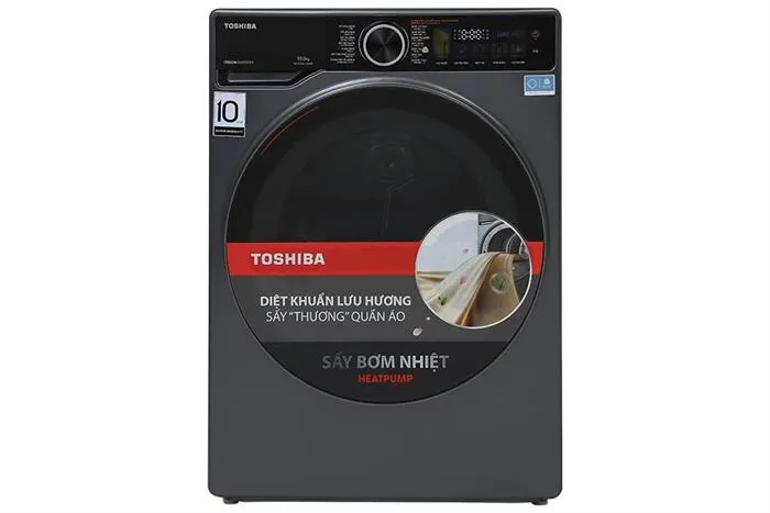Máy sấy bơm nhiệt Toshiba 10 kg TD-T25BS110HWV(MG)