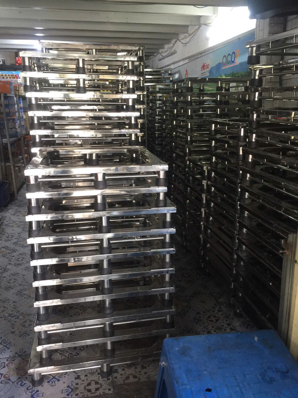 Chân đế máy giặt inox cao cấp