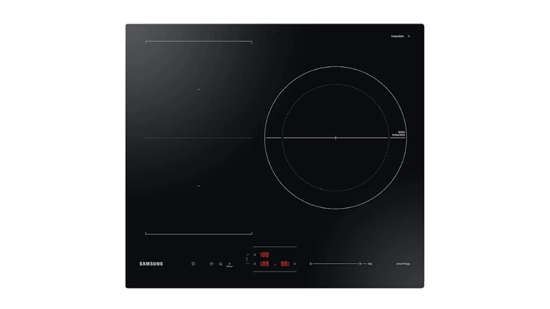 Bếp từ 3 vùng nấu lắp âm Samsung NZ63B5046FK/SV