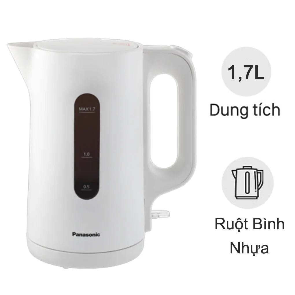 Bình Đun Siêu Tốc Panasonic 1.7 lít NC-K101WRA