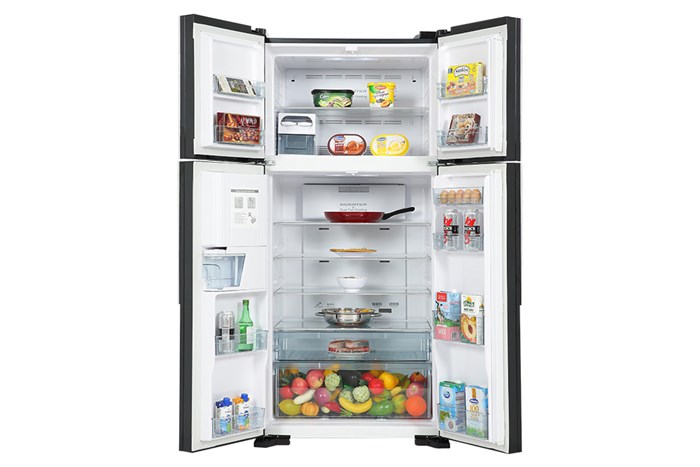 Tủ lạnh Hitachi Inverter 540 lít Multi Door R-FW690PGV7 GBK