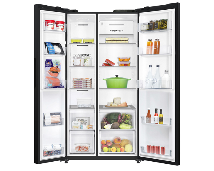 Tủ Lạnh Aqua Inverter 646 lít AQR-S682XA(BL)