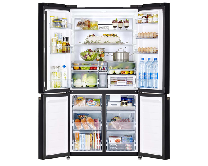 Tủ lạnh Hitachi Inverter 569 lít Multi Door R-WB640VGV0X MIR