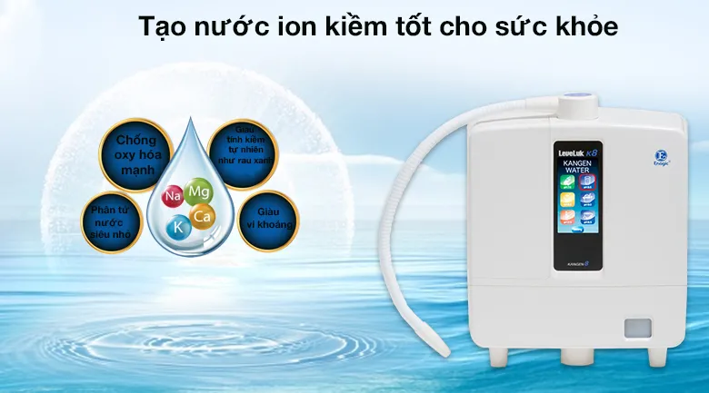 7 lợi ích của nước ion kiềm đối với sức khỏe